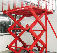 剪叉式電動升降貨梯，固定式液壓升降貨梯