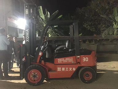 急客戶之所急，永新昌叉車服務(wù)暖人心